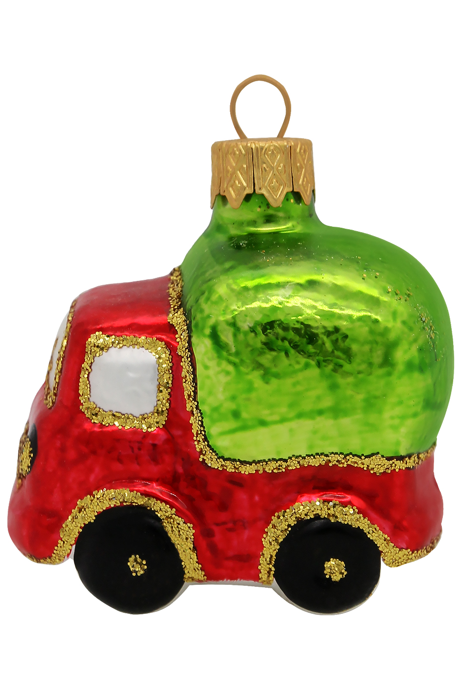 Елочное украшение Грузовичок глянцевый ФУ-451/1